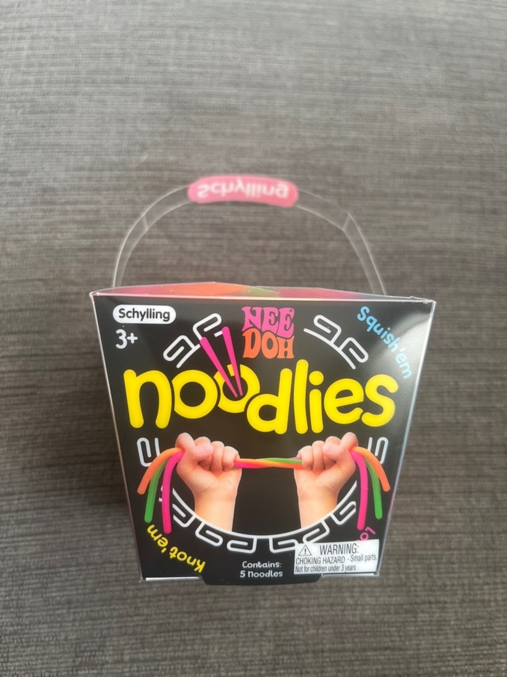 Schylling NeeDoh Noodlies Kids Stretchy Play Noodles - Multicolor